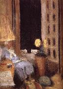 Edouard Vuillard The night opens the window USA oil painting artist